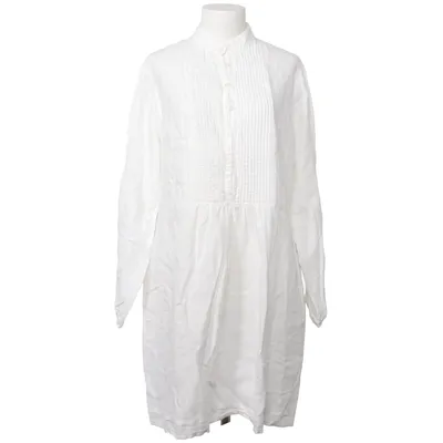 Robe chemise (Blanc) de 0039 Italy Lin