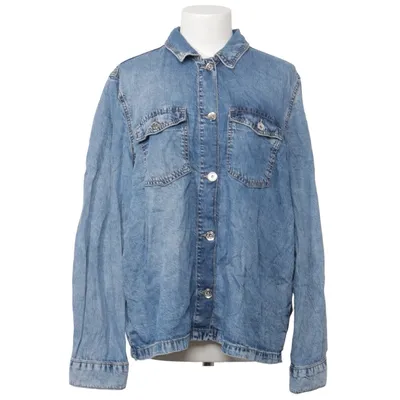 Denim blouse (Blauw) van Cecil Katoen, Lyocell