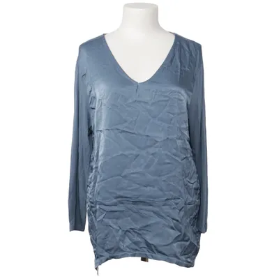 Blouse (Blauw) van Malu Elastaan, Zijde, Viscose