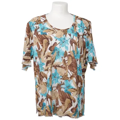 T-shirt (Blanc, Bleu, Marron) de Basic Concept Polyester