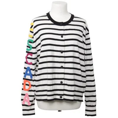Strickjacke (Schwarz, Weiß, Mehrfarbig) von Escada Sport Baumwolle, Elasthan, Polyamid
