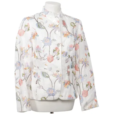Blazer (Hvid, Flerfarvet) fra White Label Linned