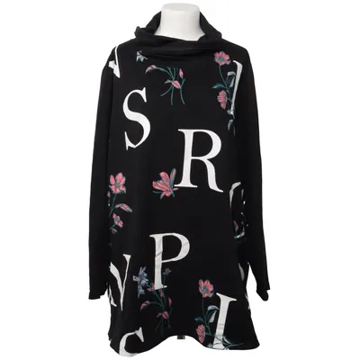 Sweatshirt (Zwart, Meerkleurig) van Ulla Popken Katoen, Polyester