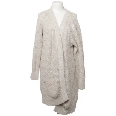 Cardigan (Beige) van Object Acryl, Katoen, Polyester