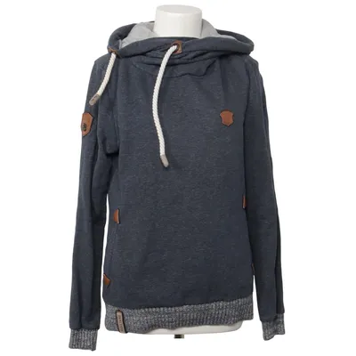 Capuchon sweater (Blauw) van Naketano Katoen, Polyester