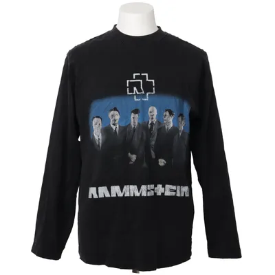 Long sleeve T-shirt (Rammstein) from Balenciaga Cotton, Elastane