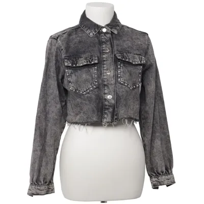 Denim jacket (Seven/3 Denim Stud Blouse) from Seven Sisters Cotton