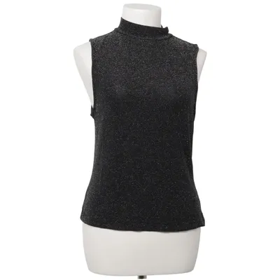 Haut (Noir, Argent) de Page One Élasthane, Fibre métallique, Polyamide