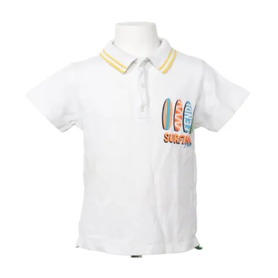 Pikétröja (Vit, Flerfärgad) från Fendi Kids Bomull