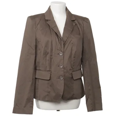 Blazer (Bruin) van Patrizia Dini Katoen, Elastaan, Polyester