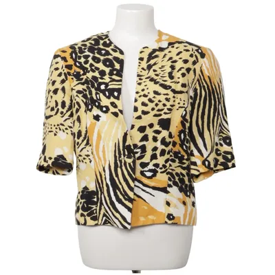 Jacket (Yellow, Black, White) from Hardob Acetate, Linen, Viscose