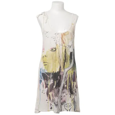 Robe (Blanc, Multicolore) de Bench Coton, Viscose