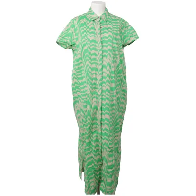 Blousejurk (Groen, Beige) van Xandres Katoen, Elastaan