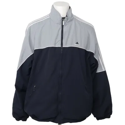 Veste de sport (Bleu, Gris, Blanc) de Adidas Polyester