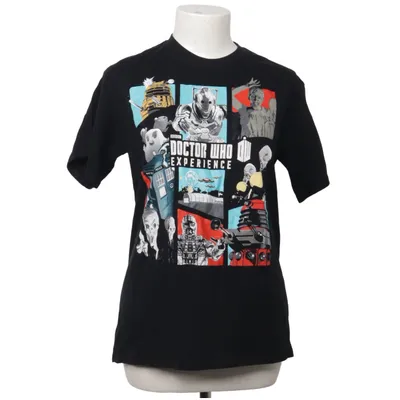 T-shirt (Black, Multicolored) from Doctor WHO Cotton