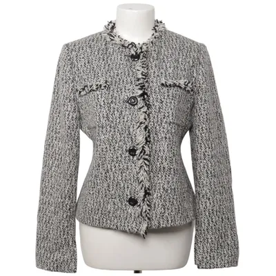 Blazer (Sort, Hvid) fra Betty Barclay Acetat, Angora, Polyamid, Viscose, Uld