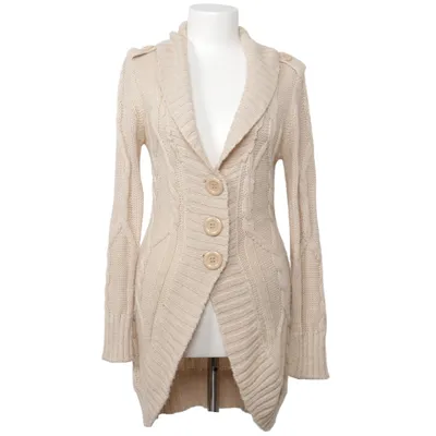 Cardigan (Beige) fra Wow Akryl, Uld