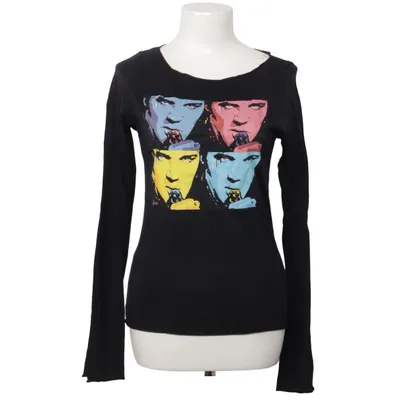 Langærmet t-shirt (Sort) fra Steady Bomuld