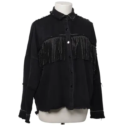 Jeansjacke (Schwarz) von Zara Woman Outerwear Baumwolle