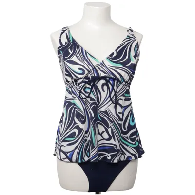 Tankini (Blau, Weiß, Mehrfarbig) von Rodeo C&A Elasthan, Polyamid