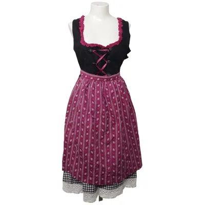 Dirndl (Svart, Rosa, Vit) från Waldschütz Bomull