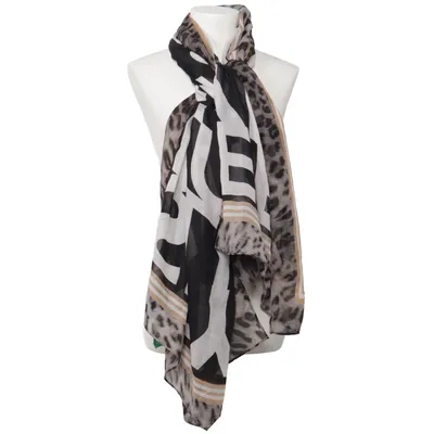 Châle (Noir, Blanc, Gris) de Codello Polyester recyclé