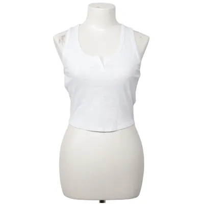 Crop Top (Weiß) von Bozzolo Baumwolle, Elasthan, Viskose