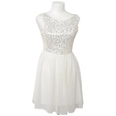 Cocktail dress (White) from Elise Ryan Polyamide, Polyester