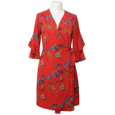 Wrap dress (C-Stowrap Ruffle Flower Dress) from Costes Studio Polyester