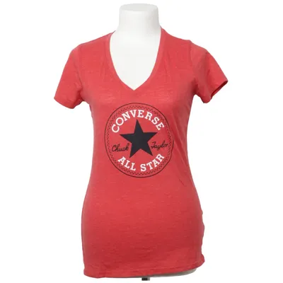 T-shirt (Rood) van Converse Katoen, Polyester