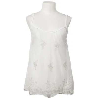 Top (Hvid) fra Made in italy Polyester, Viscose