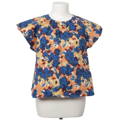 Top (Blue, Yellow, Brown) from Ulla Johnson Cotton