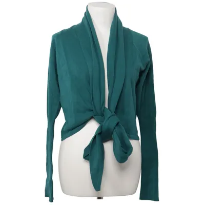 Cardigan cache-cœur (Bleu) de VILA Coton, Nylon