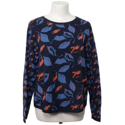 Sweater (Sort, Blå, Orange) fra Golléhaug Akryl, Modal, Polyamid