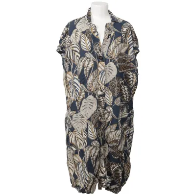Korte mouwen shirt (Blauw, Beige, Meerkleurig) van Canda Premium Linnen, Viscose