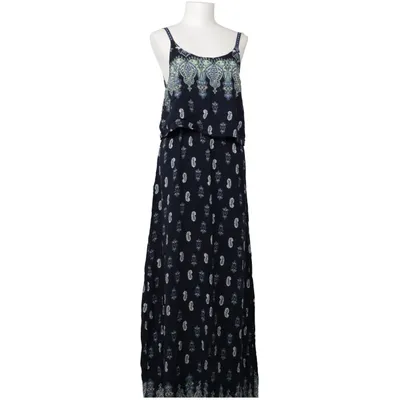 Jurk (Blauw, Wit, Meerkleurig) van KorMei Viscose