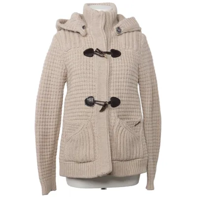 Cardigan (Beige) from Bark Polyamide, Wool