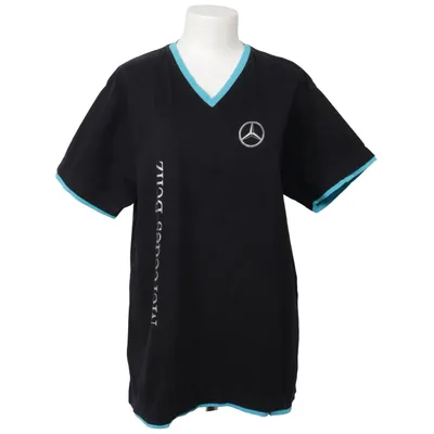 T-shirt (Sort, Blå) fra Mercedes-Benz Bomuld