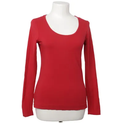 T-shirt à manches longues (Rouge) de Esmara Coton, Élasthane