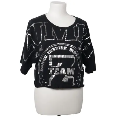 T-shirt (Black, Silver) from Zumba Wear Cotton