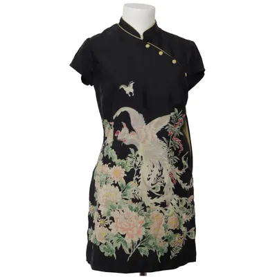 Cheongsam (Svart, Flerfärgad) från Topshop Polyester