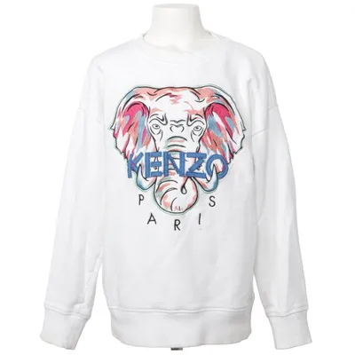 Sweatshirt (White, Multicolored) from Kenzo Kids Cotton