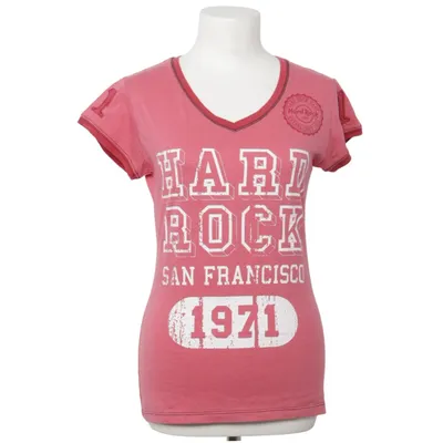 T-shirt (Rouge) de Hard Rock Cafe Coton, Polyester