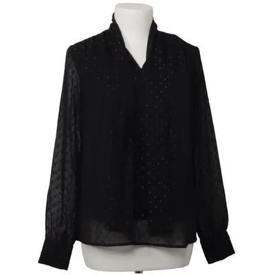 Pussy bow blouse (Black) from Mohito Polyester