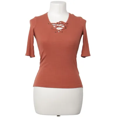 Top (Red) from Etam Elastane, Viscose