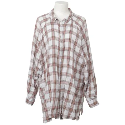 Flannel skjorte (Hvid, Brun) fra ASOS Design Bomuld
