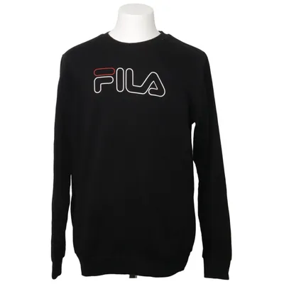 Sweatshirt (Noir) de Fila Coton, Polyester
