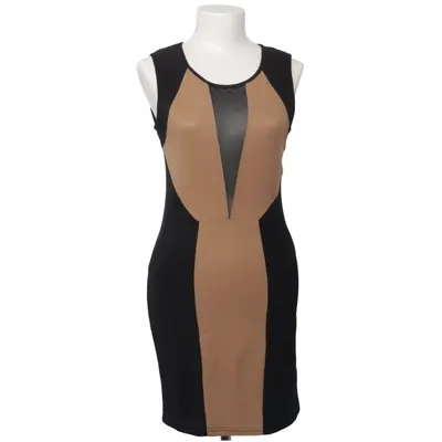 Cocktail dress (Black, Beige) from Ethina Elastane, Polyester