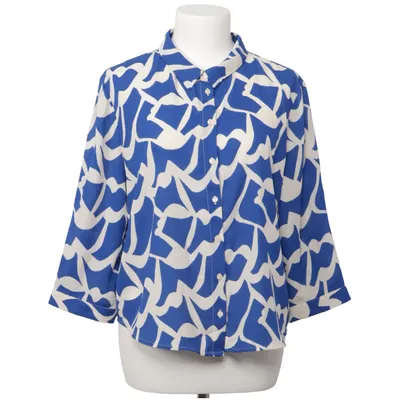 Blus (Blå, Vit) från Monki