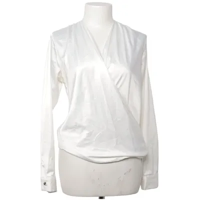 Blouse portefeuille (Blanc) de Mei Mei